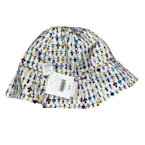 Vintage Peace on Earth Janie and Jack Reversible Denim Hat 4T NWT - Picture 5 of 5